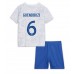 Frankrijk Matteo Guendouzi #6 Babykleding Uitshirt Kinderen WK 2022 Korte Mouwen (+ korte broeken)